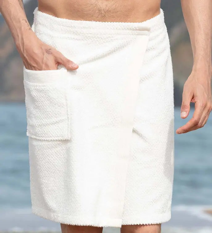 Men's Turkish Cotton Towel Wrap Seren