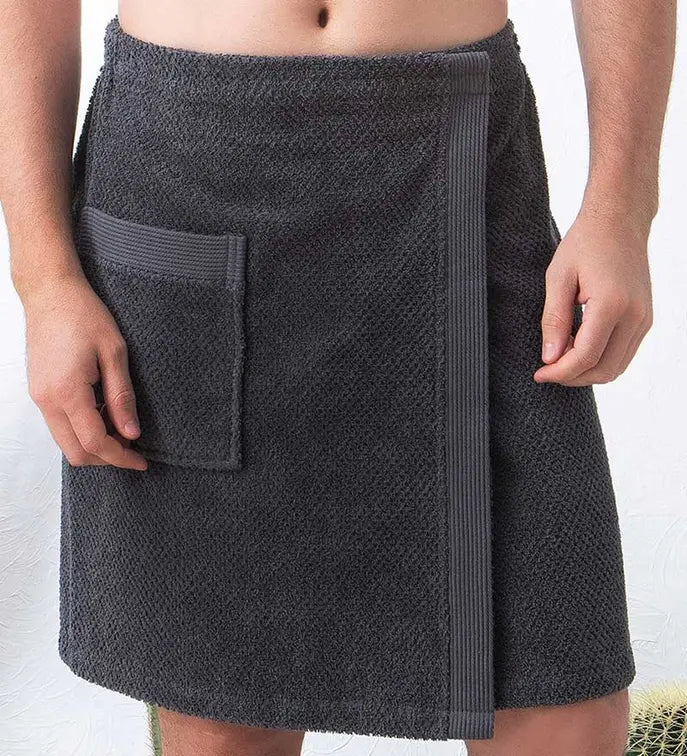 Men's Turkish Cotton Towel Wrap Seren