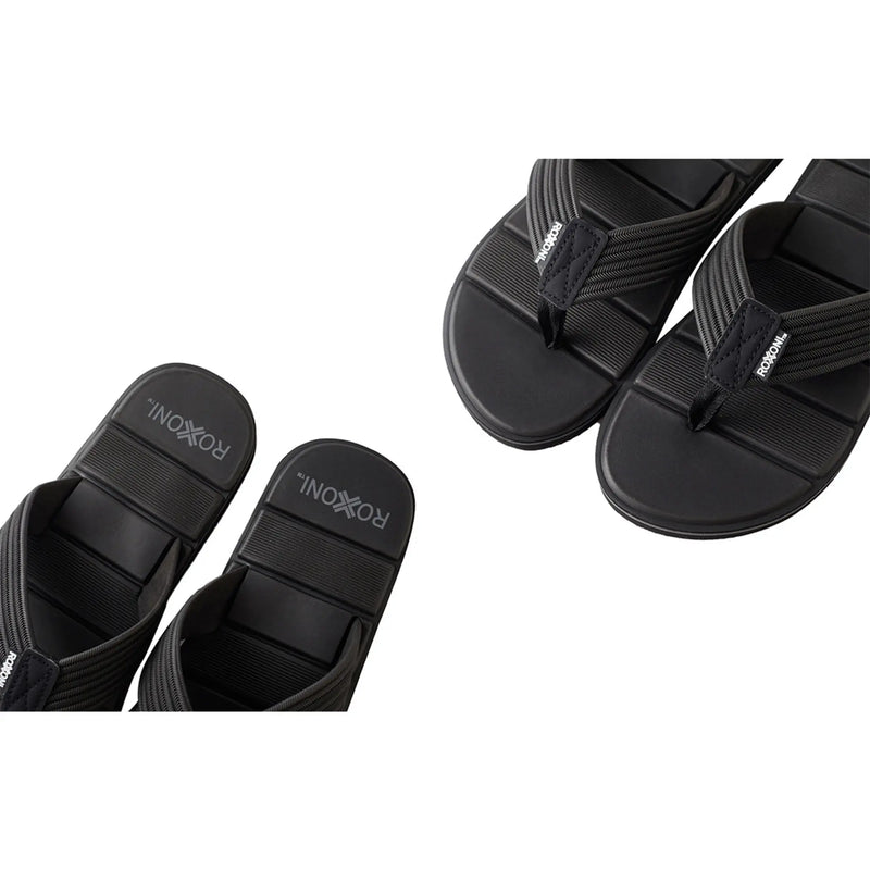 Mens Comfort Flip Flops: Lightweight with Arch Support, Ideal for Summer, Various Sizes & Colors Roxoni
