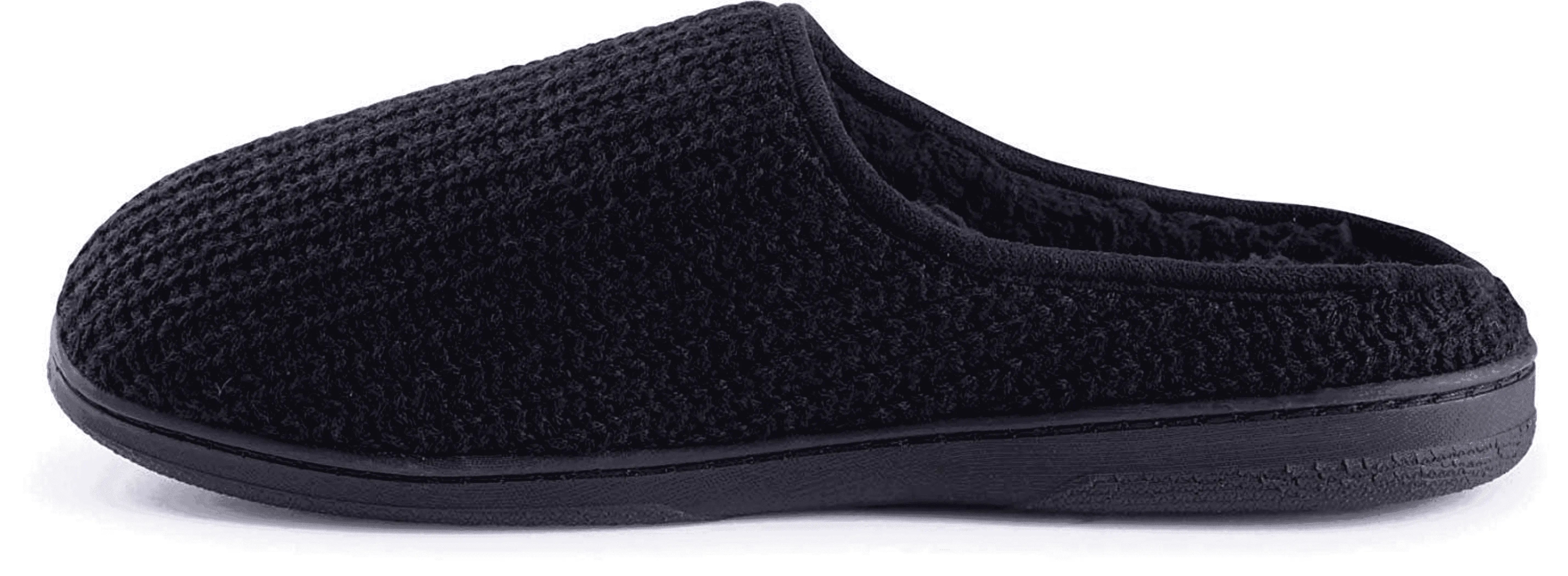 Mens Comfortable Wool Knit House Slippers Roxoni