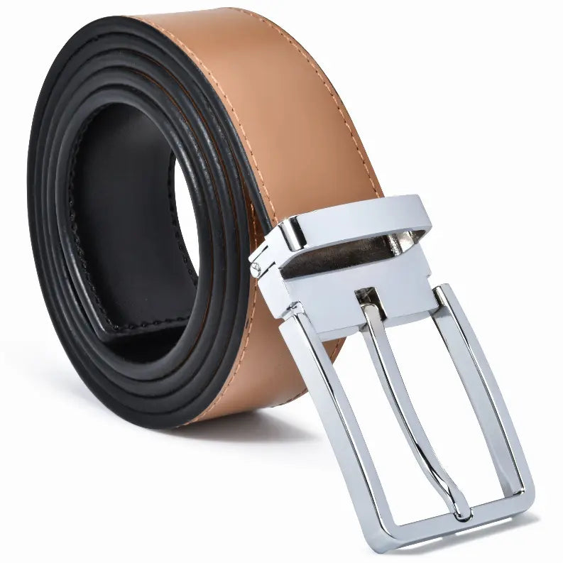 Mens Patented Reversible Ratchet Belt Mark Fred