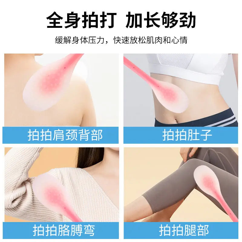 Meridian massage board silicone health care home massage stick fitness massage scraping board massage acupuncture point massage hammer GreatEagleInc