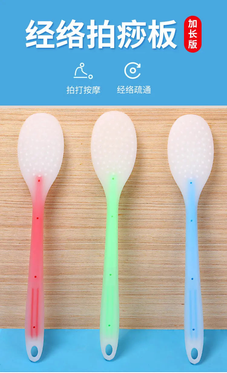 Meridian massage board silicone health care home massage stick fitness massage scraping board massage acupuncture point massage hammer GreatEagleInc