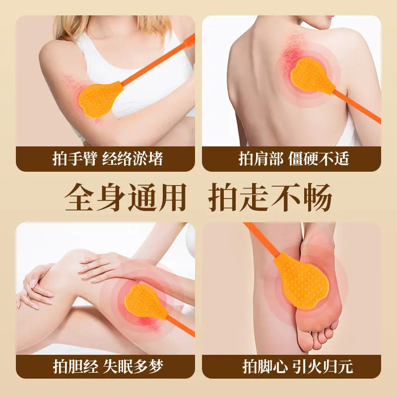 Meridian massage board silicone health care home massage stick fitness massage scraping board massage acupuncture point massage hammer GreatEagleInc