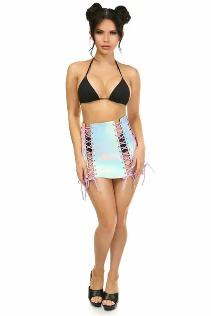 Mermaid Holo Lace-Up Skirt Daisy Corsets