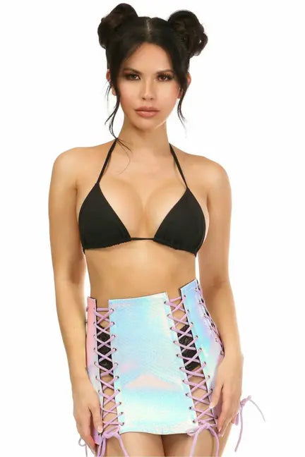 Mermaid Holo Lace-Up Skirt Daisy Corsets