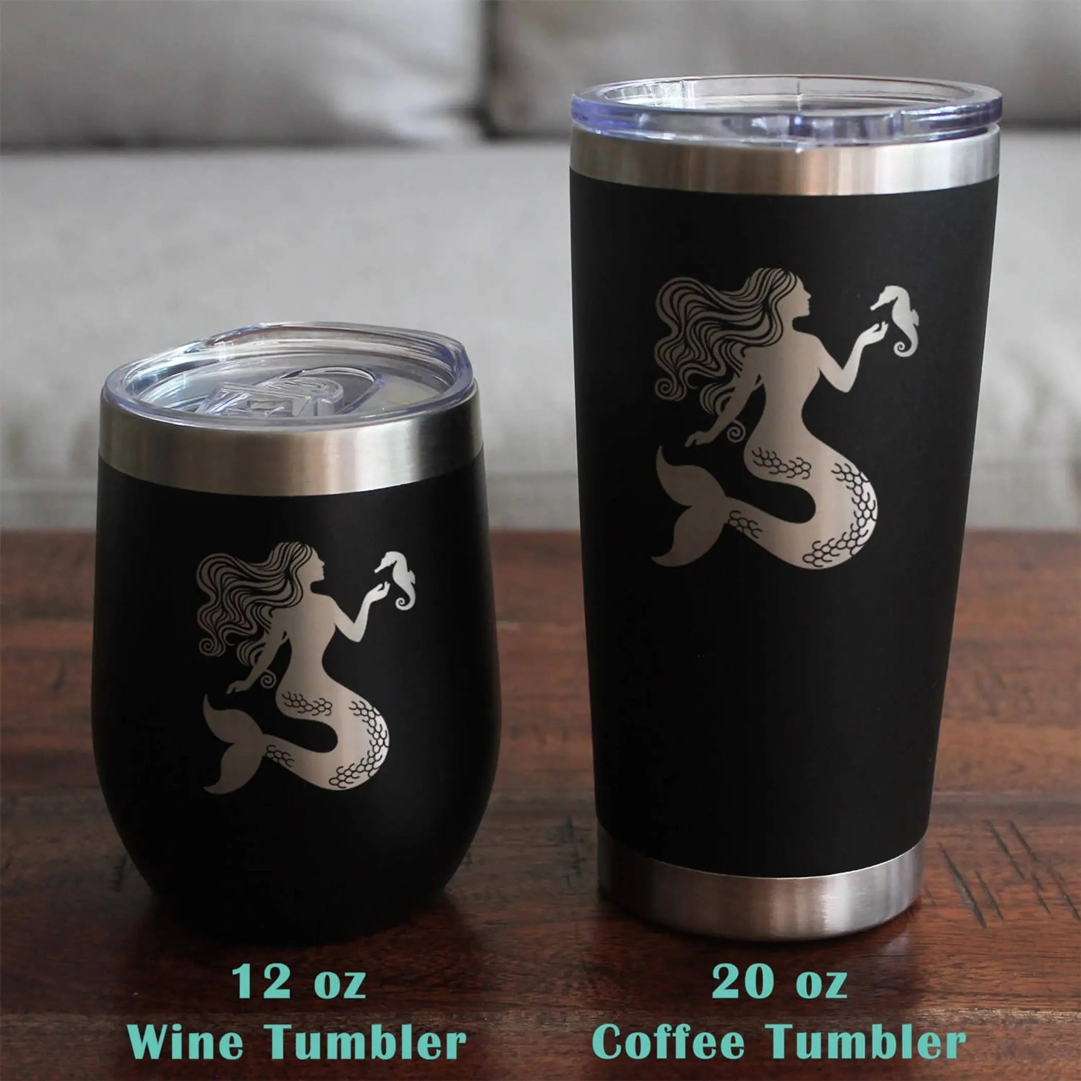 Mermaid Pint Glass for Beer - Beach Gifts and Decor Bevvee