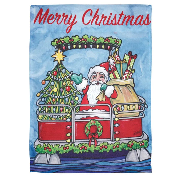 Merry Christmas Pontoon Flag Dicksons Inc