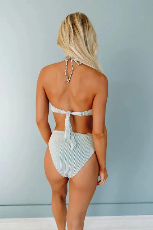 Mesquite Striped Bikini Stay Warm in Style