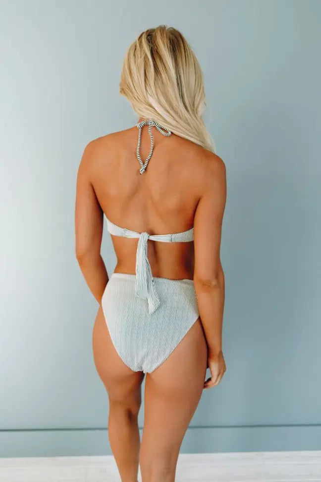 Mesquite Striped Bikini Stay Warm in Style