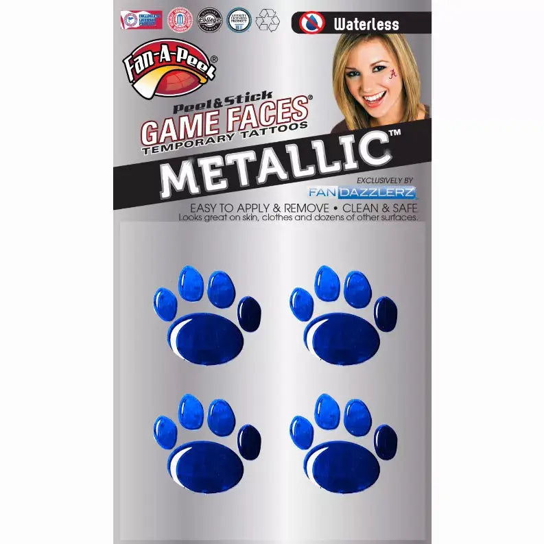 Metallic Peel & Stick Fan-A-Peel / Gamesfaces Innovative Adhesives, LLC