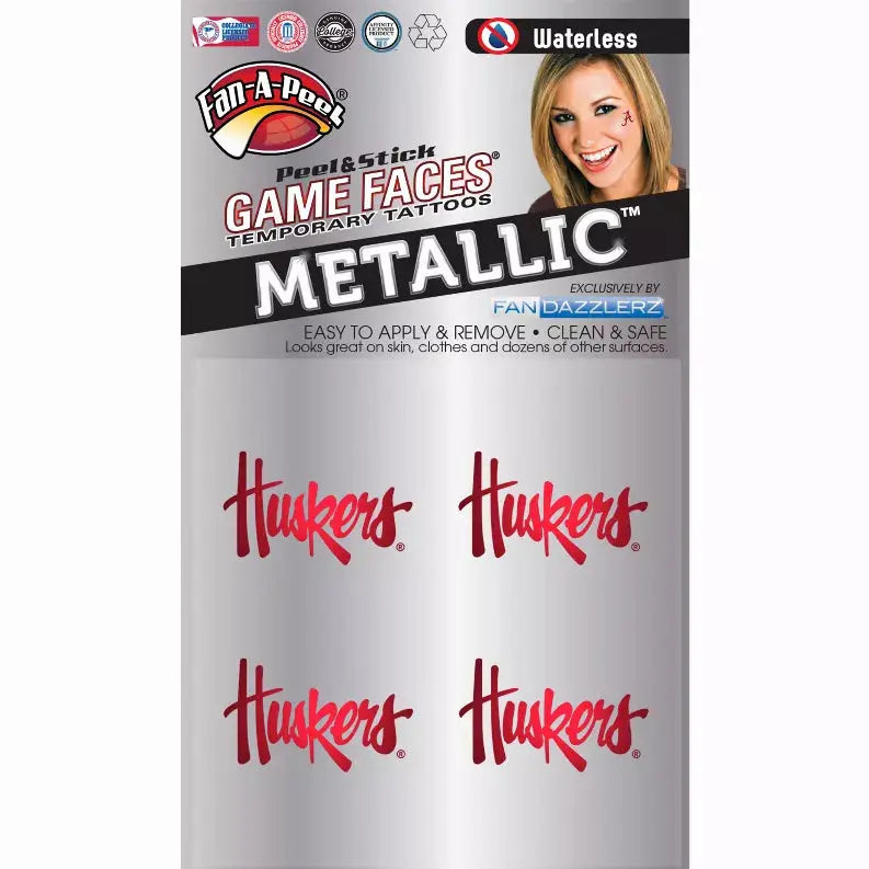 Metallic Peel & Stick Fan-A-Peel / Gamesfaces Innovative Adhesives, LLC