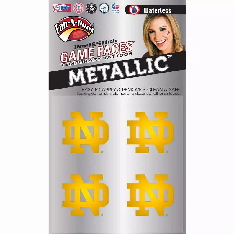 Metallic Peel & Stick Fan-A-Peel / Gamesfaces Innovative Adhesives, LLC