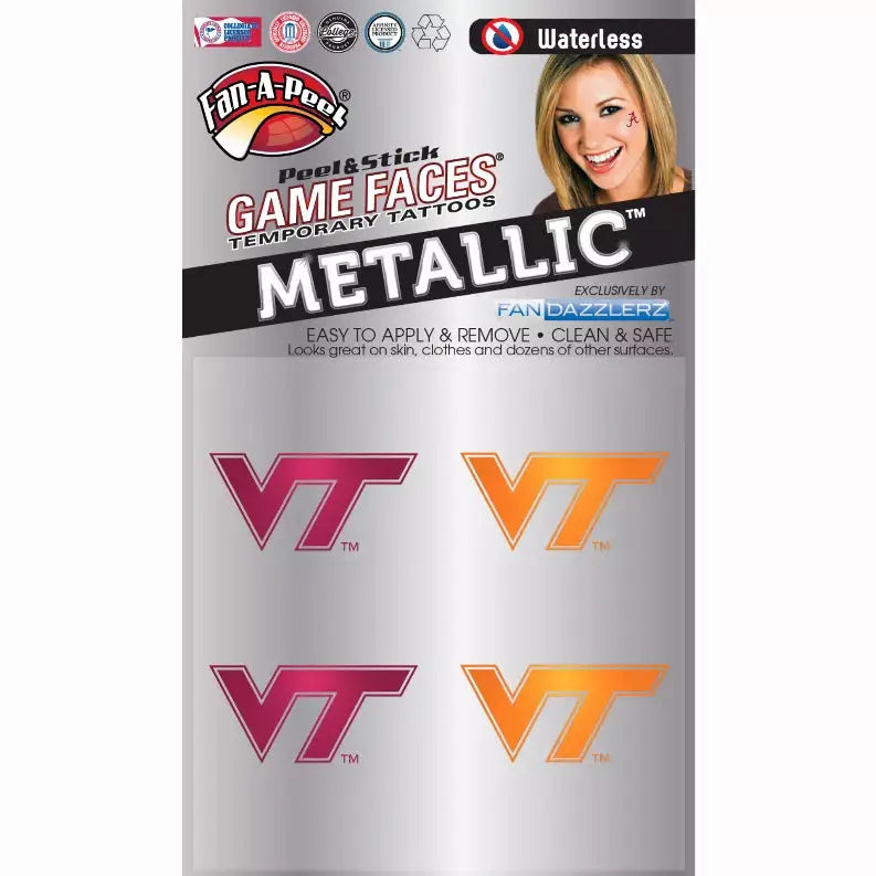 Metallic Peel & Stick Fan-A-Peel / Gamesfaces Innovative Adhesives, LLC