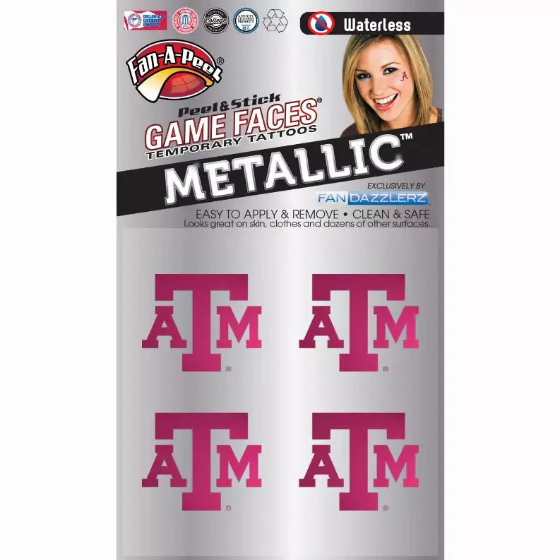 Metallic Peel & Stick Fan-A-Peel / Gamesfaces Innovative Adhesives, LLC