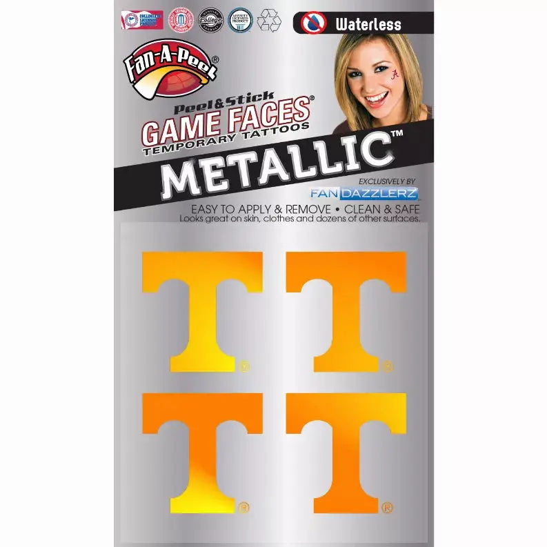 Metallic Peel & Stick Fan-A-Peel / Gamesfaces Innovative Adhesives, LLC