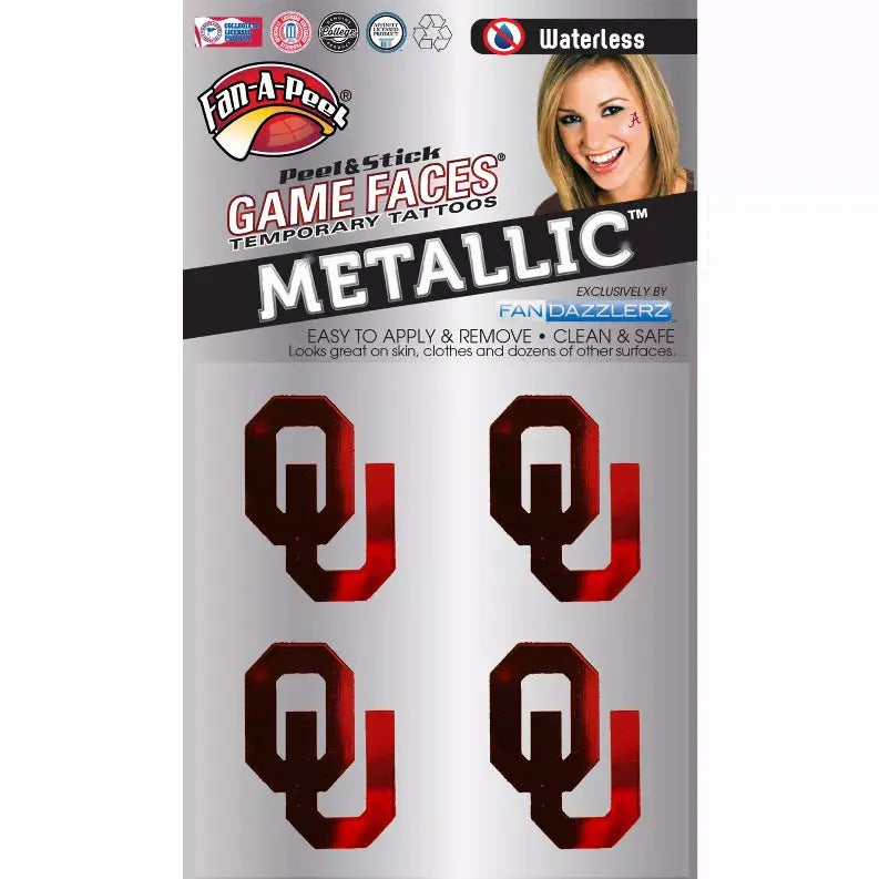 Metallic Peel & Stick Fan-A-Peel / Gamesfaces Innovative Adhesives, LLC