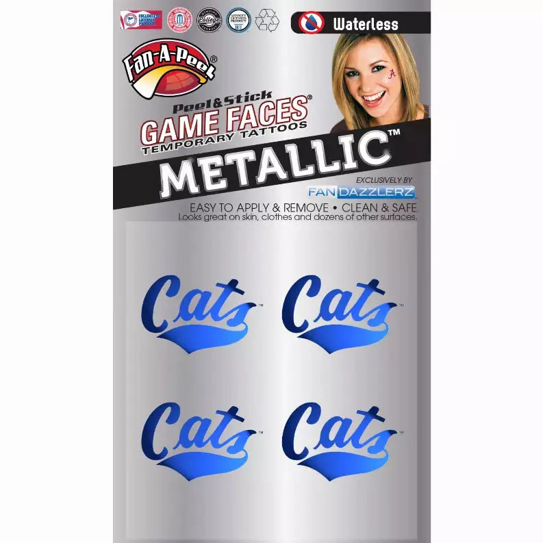 Metallic Peel & Stick Fan-A-Peel / Gamesfaces Innovative Adhesives, LLC