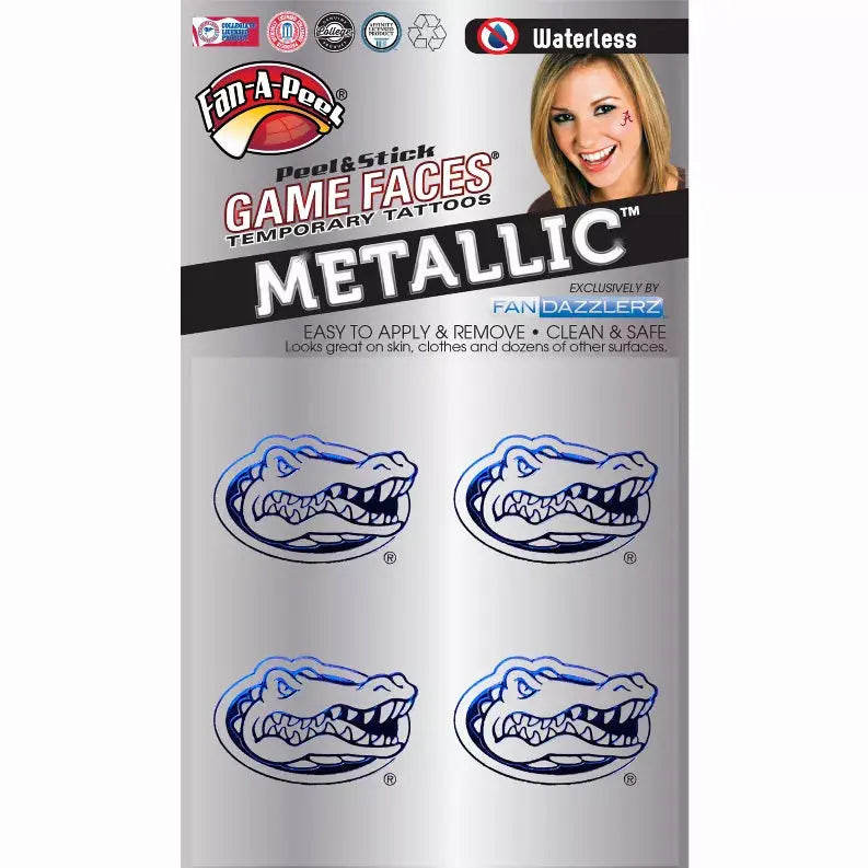 Metallic Peel & Stick Fan-A-Peel / Gamesfaces Innovative Adhesives, LLC