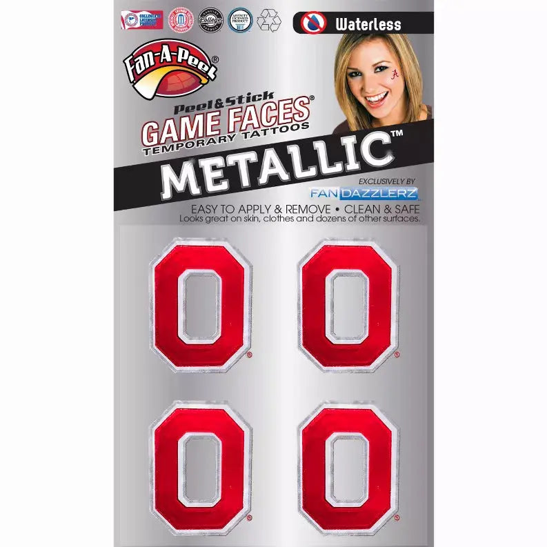 Metallic Peel & Stick Fan-A-Peel / Gamesfaces Innovative Adhesives, LLC