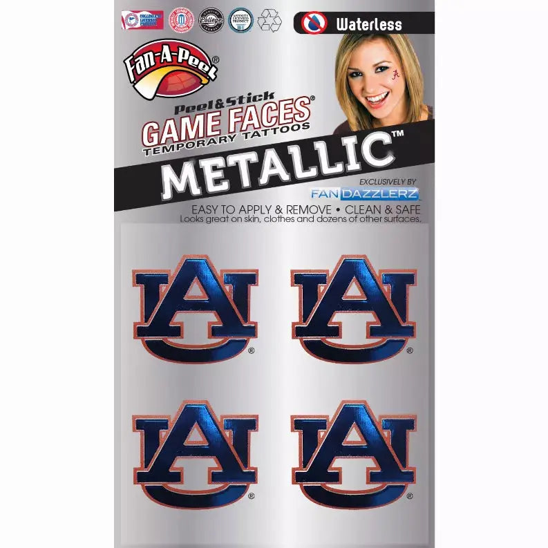 Metallic Peel & Stick Fan-A-Peel / Gamesfaces Innovative Adhesives, LLC