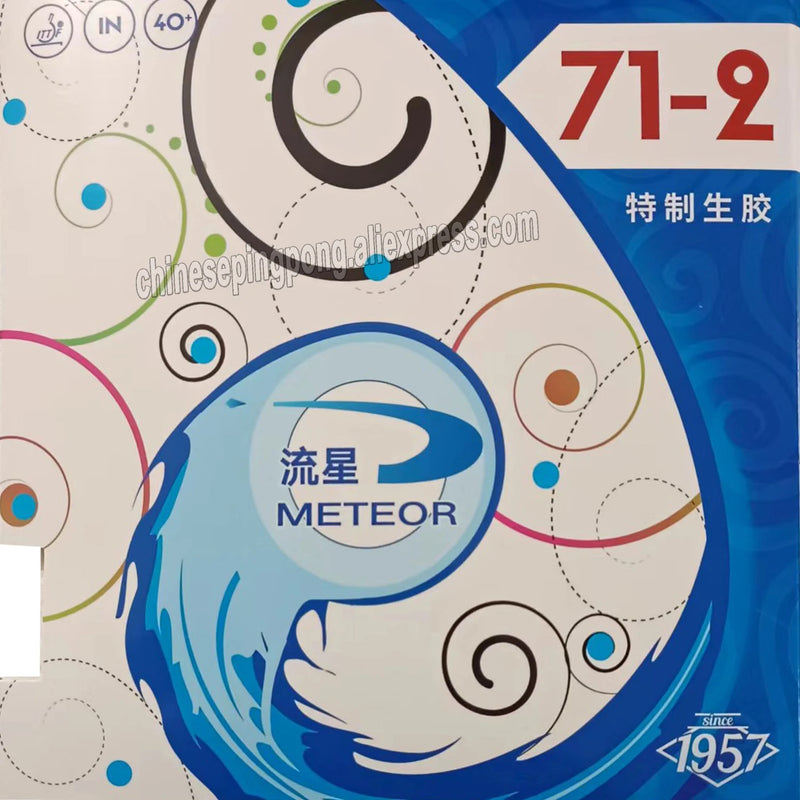 Meteor 71-2 Medium Pips-Out Table Tennis PingPong Rubber Without Sponge Topsheet OX