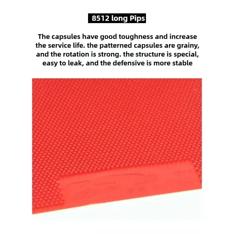 Meteor 9012/8512 Long Pips Table Tennis Rubber OX ITTF Approved Ping Pong Rubber 0.5mm Sponge for Table Tennis Racket Attack GreatEagleInc