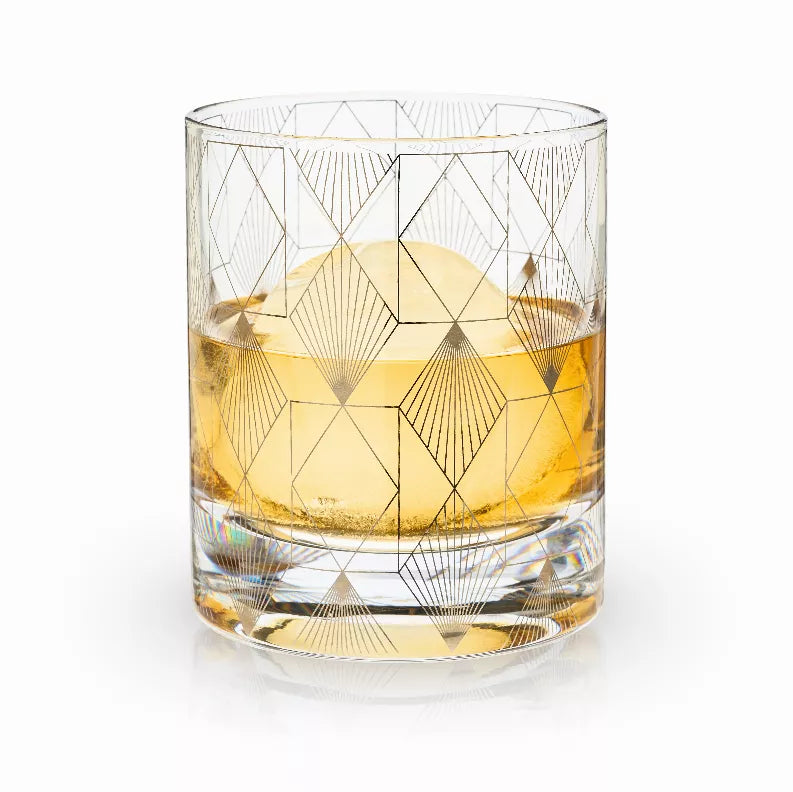 Metropolis Deco Tumbler By Viski True Brands