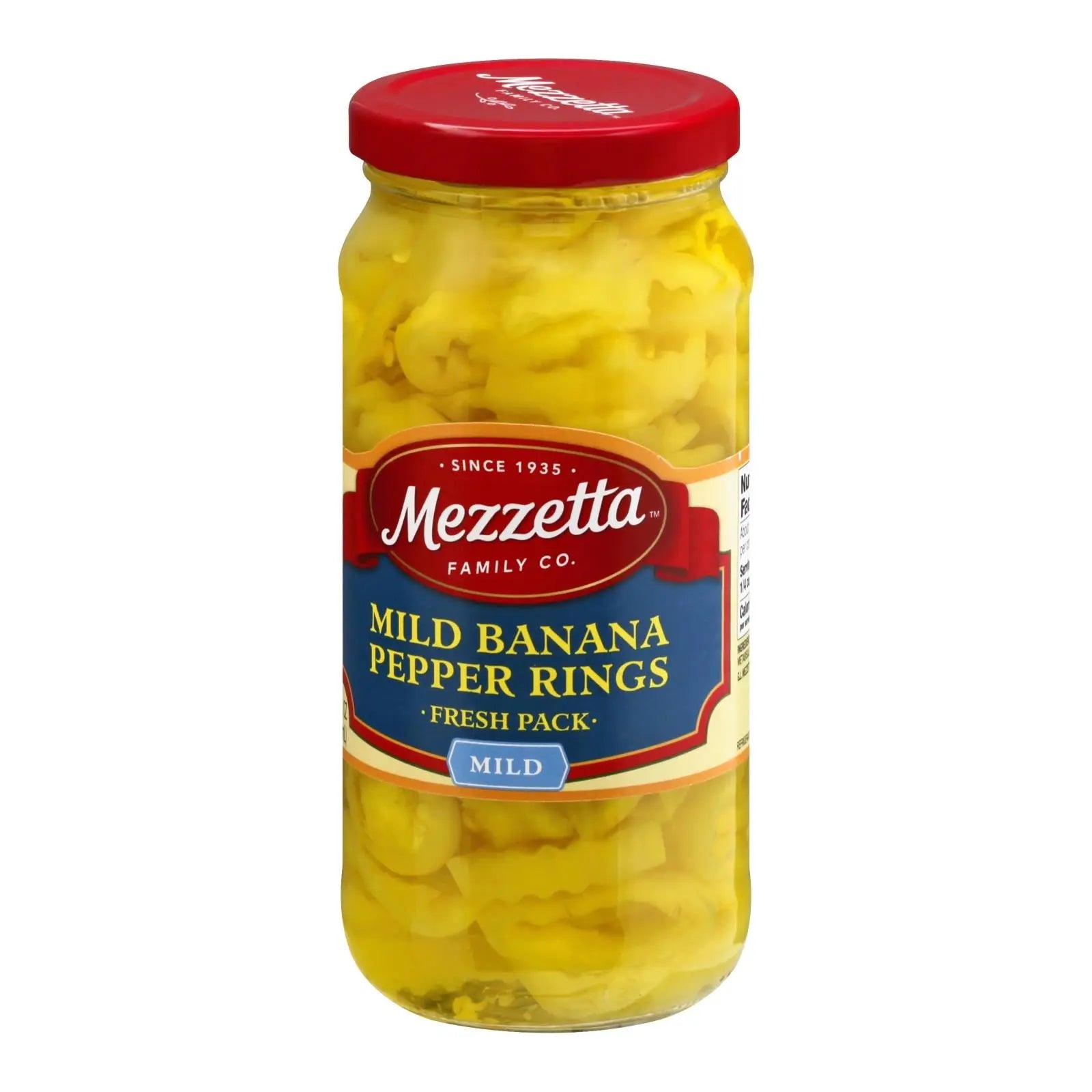 Mezzetta Mild Deli - Sliced Pepper Rings - Case Of 6 - 16 Fl Oz. Mezzetta