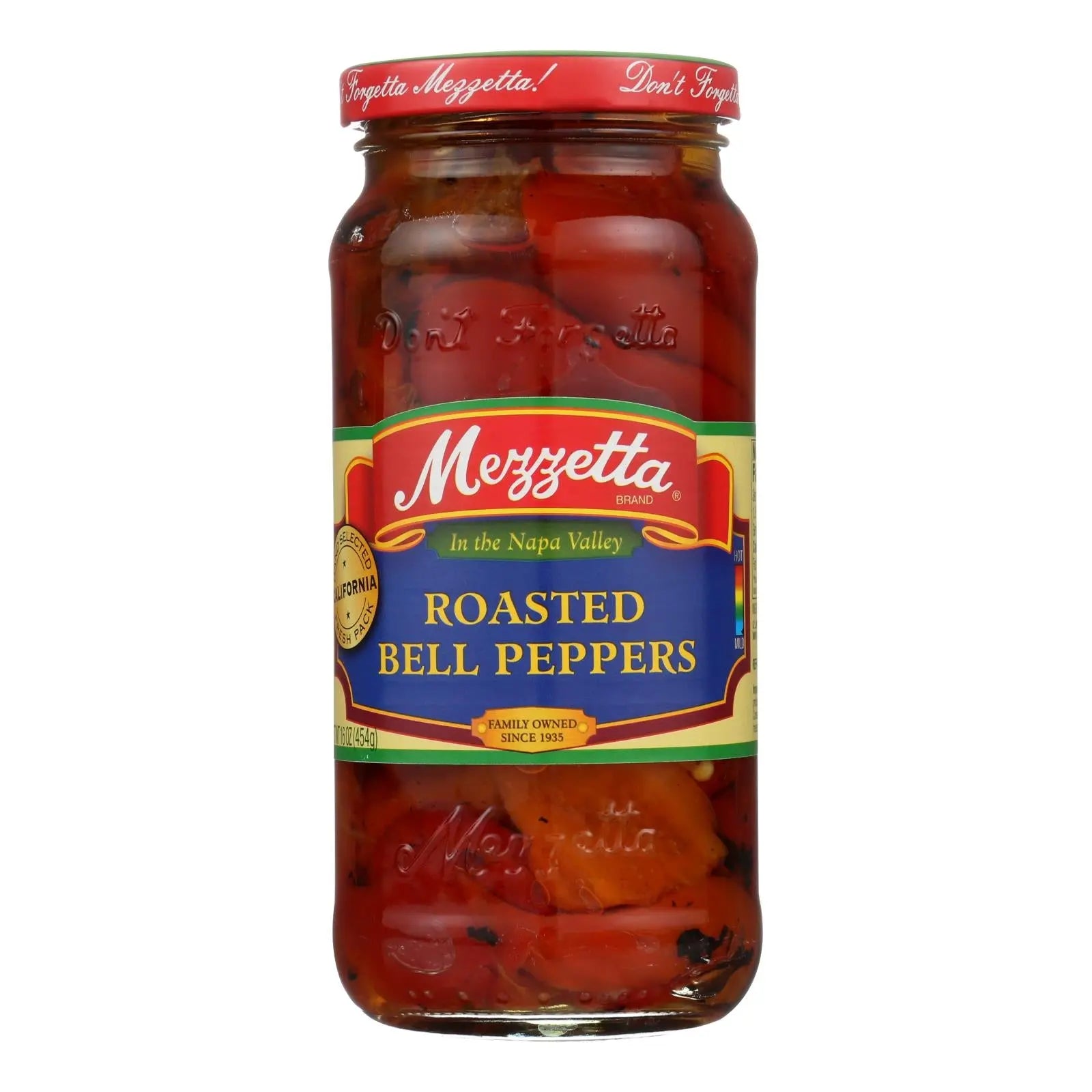 Mezzetta Roasted Bell Peppers - Case Of 6 - 16 Oz. Mezzetta