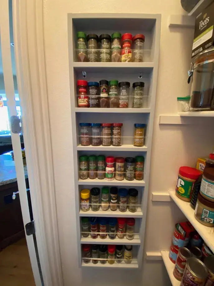 Miami On the Wall Spice Rack WG Wood Products, LLC