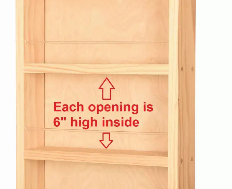 Miami On the Wall Spice Rack WG Wood Products, LLC