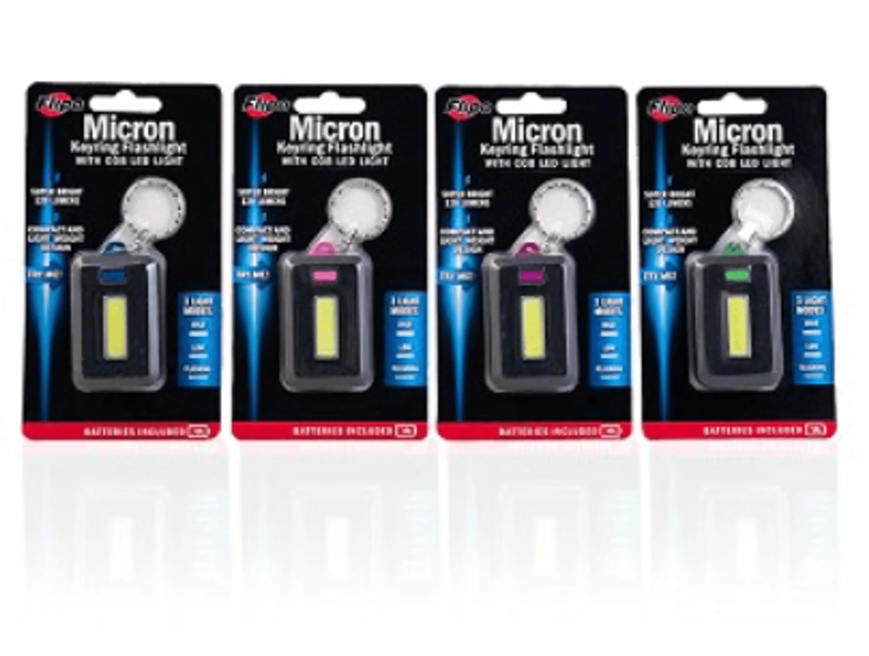 Micron Keyring Flashlight With COB LED Light Flipo