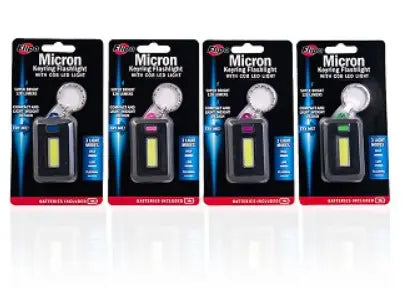 Micron Keyring Flashlight With COB LED Light Flipo