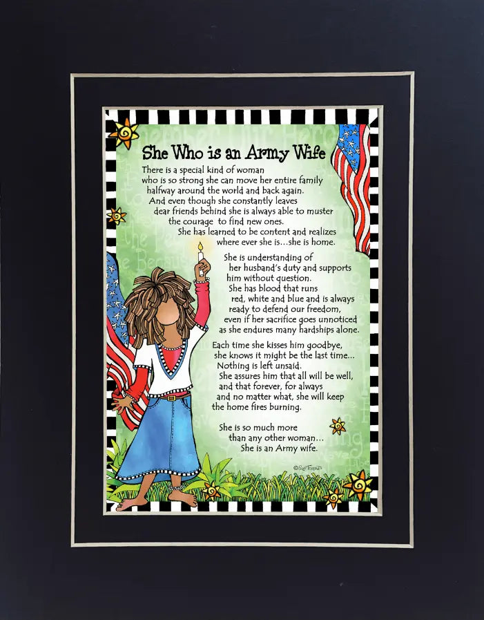 Military Wife Themed Gifty Art Suzy Toronto