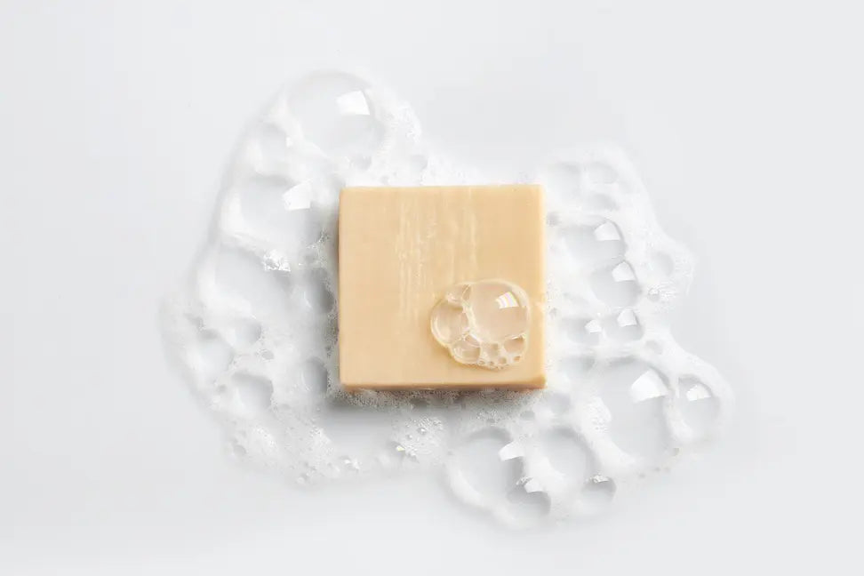 Milk and Collagen Solid Face Wash Bar Soap | Sustainable Facial Cleanser Palette Studio