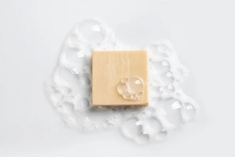 Milk and Collagen Solid Face Wash Bar Soap | Sustainable Facial Cleanser Palette Studio
