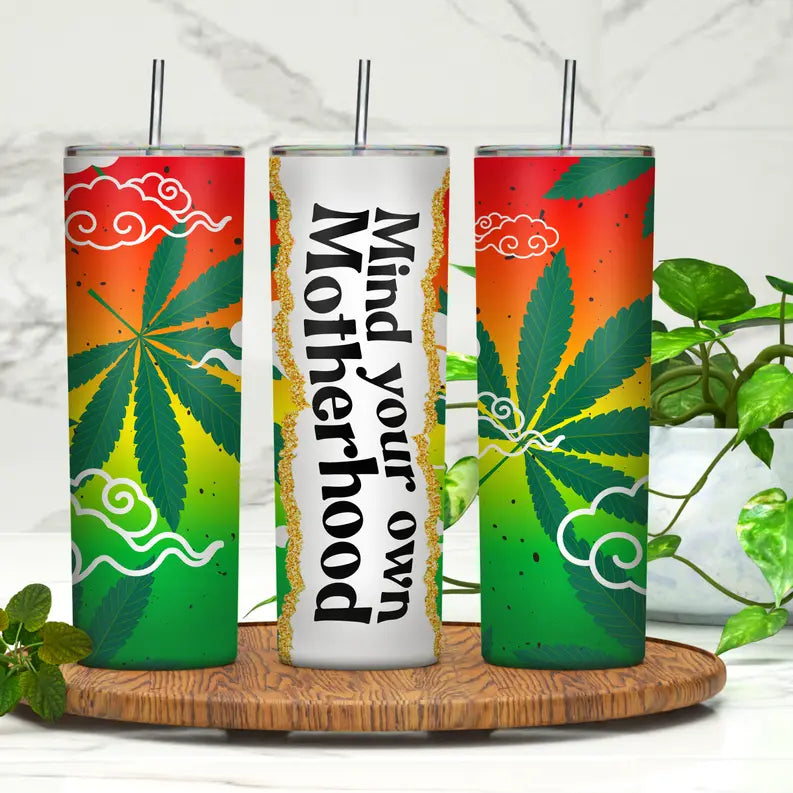 Mind Your Own Motherhood 20oz Skinny Tumbler Rebelle Tree