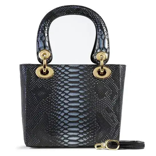 Mini Galina Leather Handbag Bravo Fashion