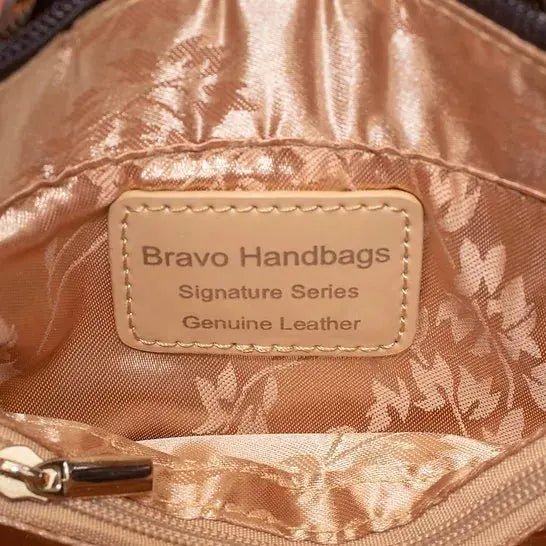Mini Galina Leather Handbag Bravo Fashion