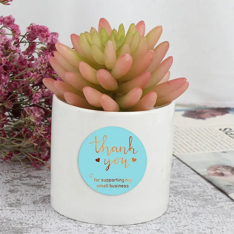 Mini Gold Embossed Thank you Card Valentine Happy Birthday Christmas Party Wedding Invitation Letter Greeting Cards