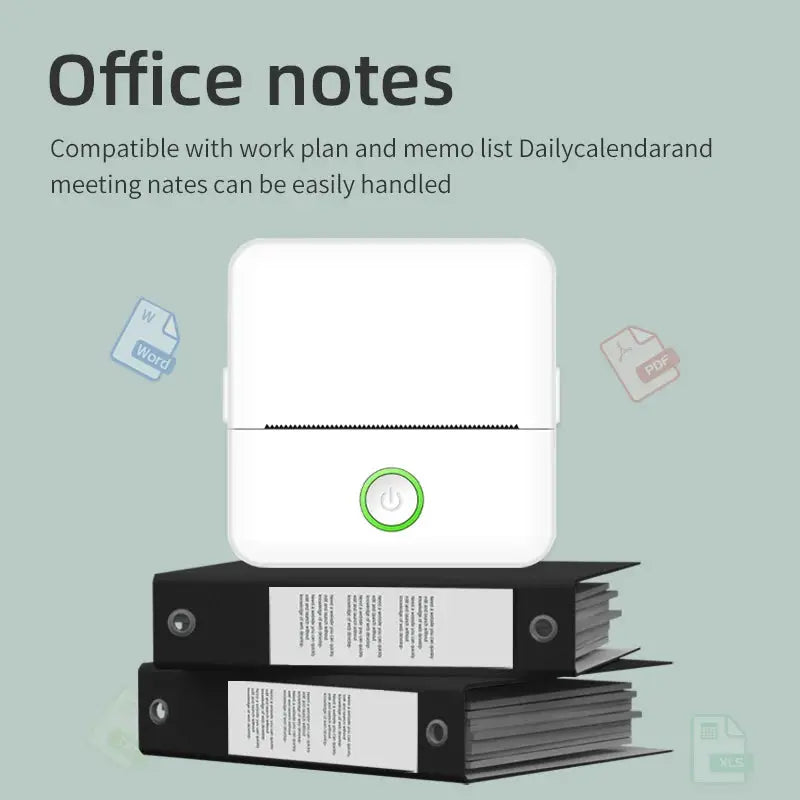 Mini HD Portable Label Thermal Printer Endurance Bluetooth Printer for Student Error Title Note Wrong Pocket Inkless Printing GreatEagleInc