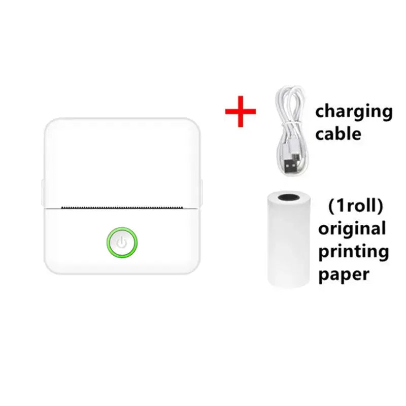 Mini HD Portable Label Thermal Printer Endurance Bluetooth Printer for Student Error Title Note Wrong Pocket Inkless Printing GreatEagleInc