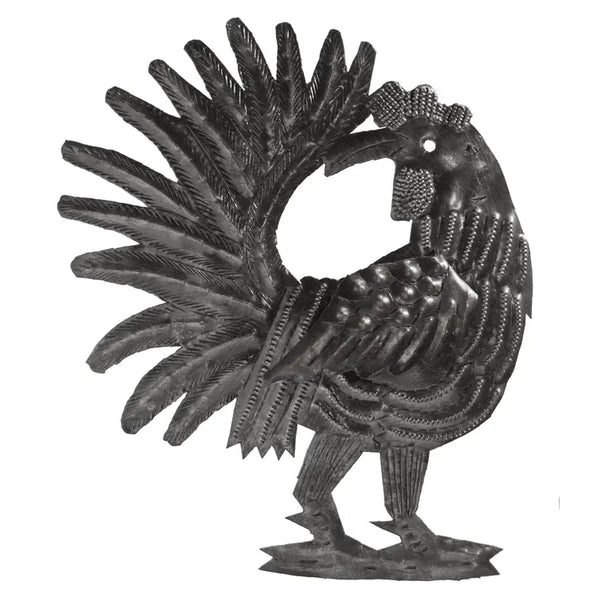 Mini Rooster with Wing Le Primitif Galleries