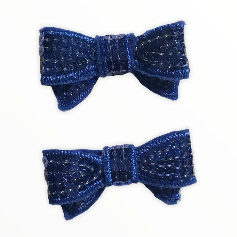 Mini Sequin Hair Bow Clips Bark Fifth Avenue