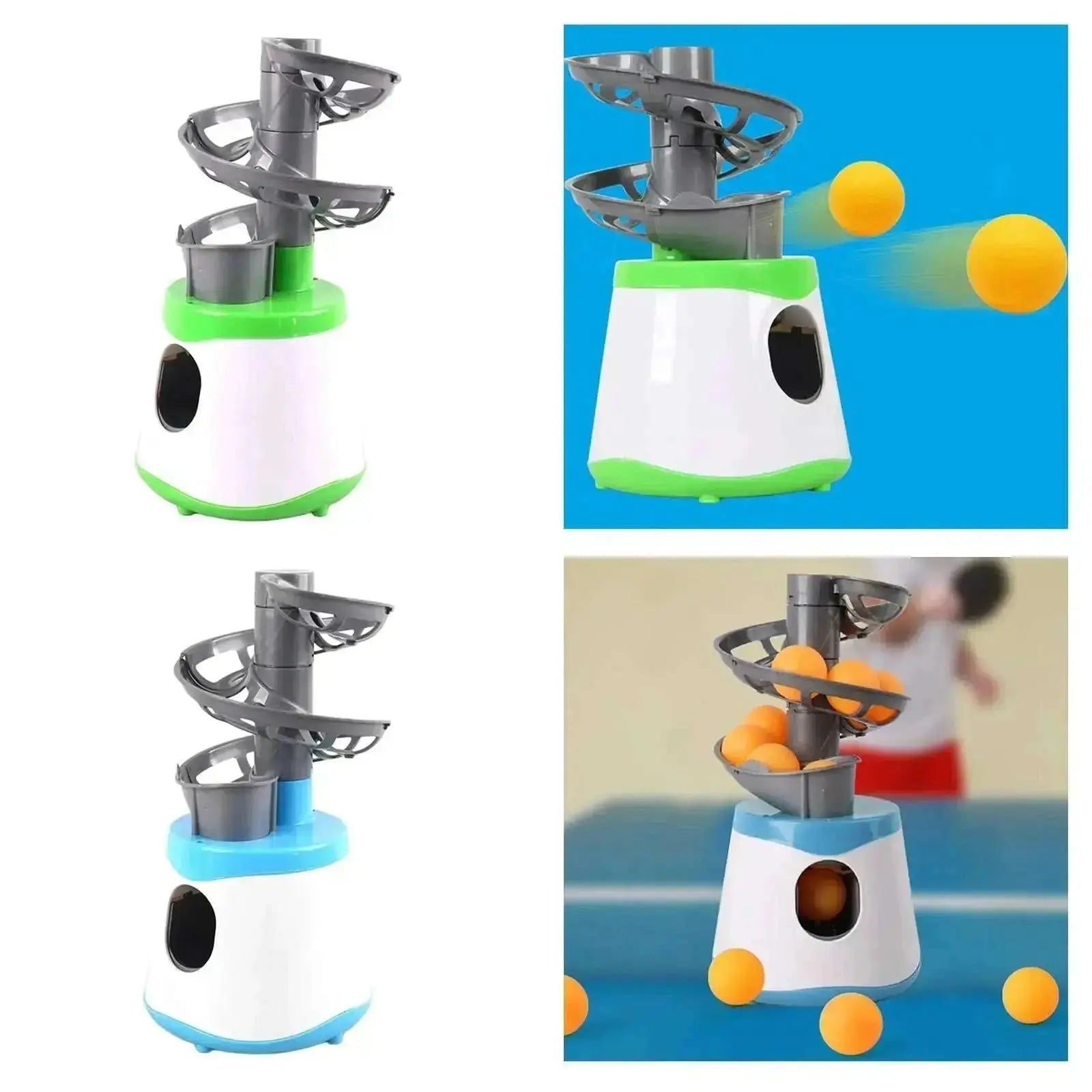 Mini-Table-Tennis-Robot-Training-Automatic-PingPong-Ball-Machine-Launcher-GreatEagleInc-334805897