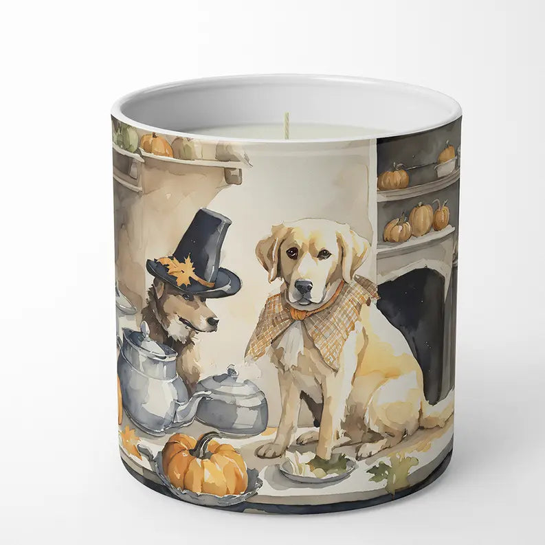 Miniature Pinscher Fall Kitchen Pumpkins Decorative Soy Candle Caroline's Treasures