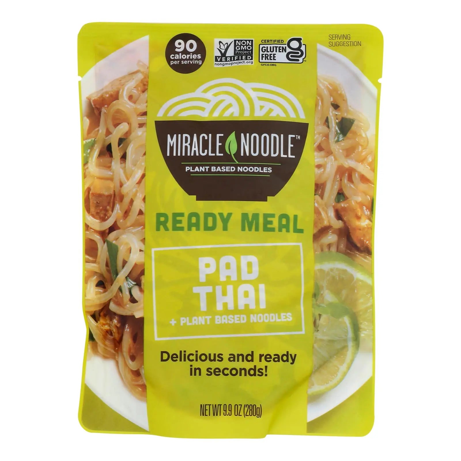 Miracle Noodle - Rte Meal Pad Thai - Case Of 6-9.9 Oz Miracle Noodle