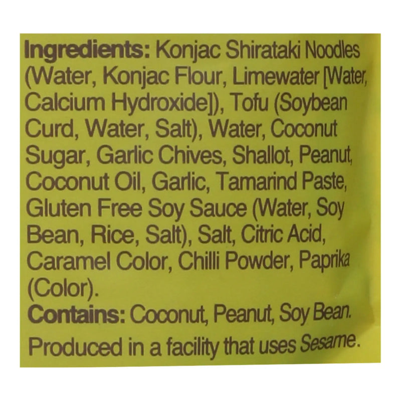 Miracle Noodle - Rte Meal Pad Thai - Case Of 6-9.9 Oz Miracle Noodle