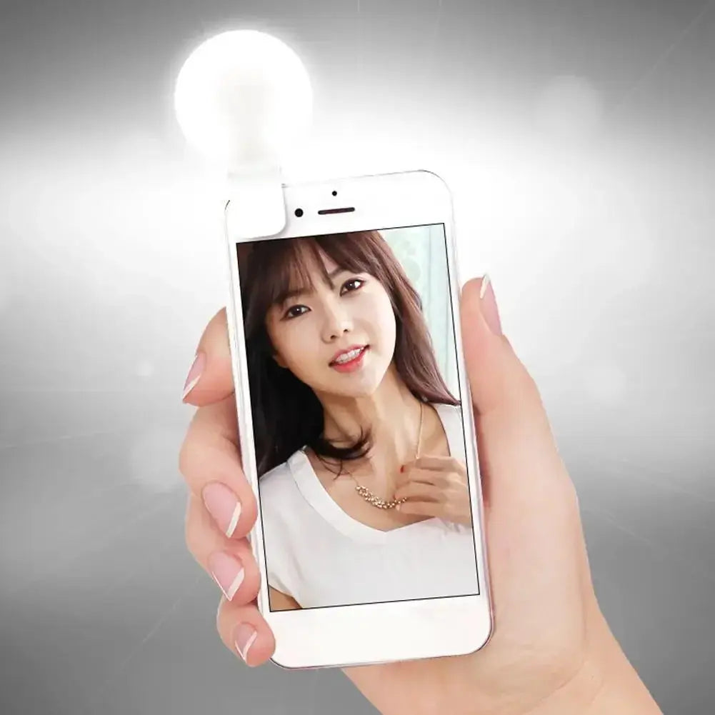 Mobile Phone LED Selfie Ring Light Portable Mini Durable Practical Three Stop Dimming Circle Photography Clip Fill Light GreatEagleInc